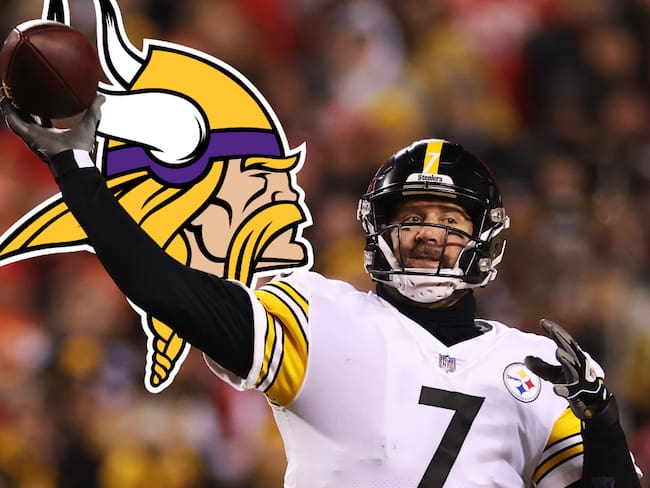 Ben Roethlisberger, QB histórico de Steelers cerca de firmar su regreso a la NFL con Vikings