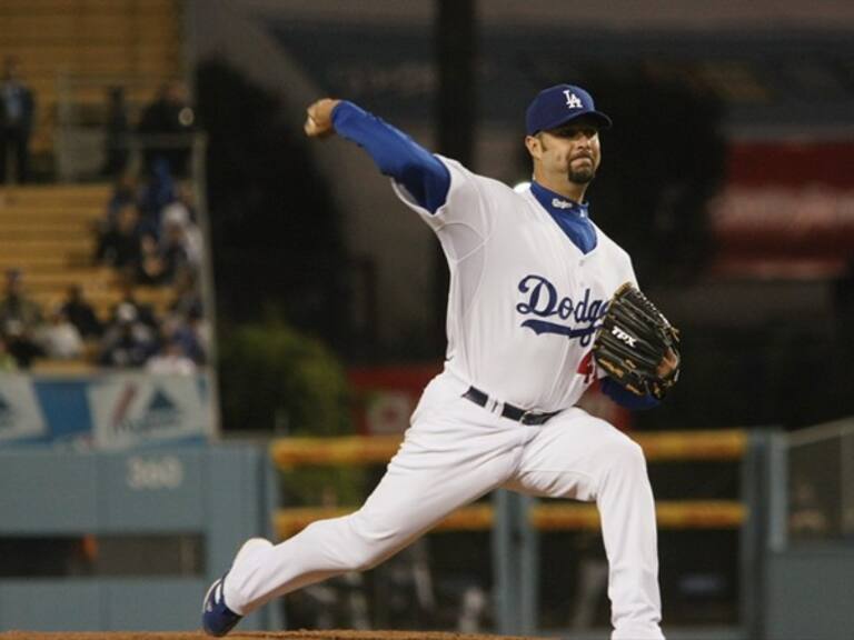 Esteban Loaiza con los Dodgers. Foto: Getty Images