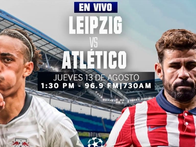 Leipzig vs Atlético Madrid. Foto: W Deportes