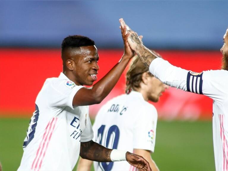 Vinicius y Ramos Real Madrid. Foto: Getty Images