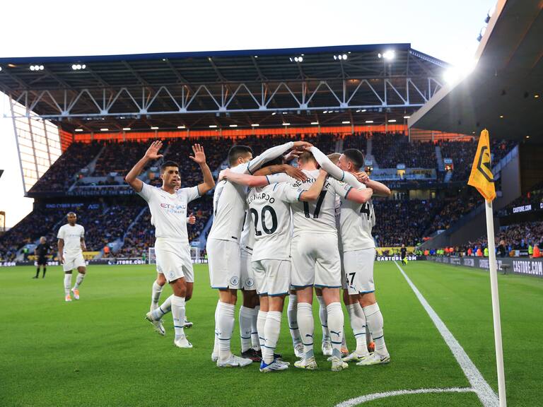 Manchester City golea a los Wolves 5 por 1 en la Premier League