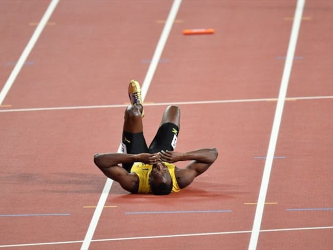 Triste despedida de Usain Bolt