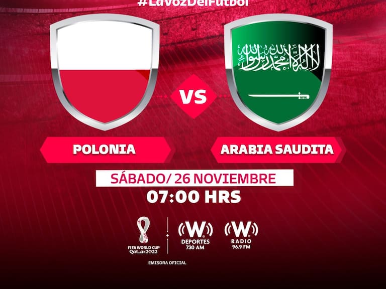 Polonia vs Arabia Saudita en vivo