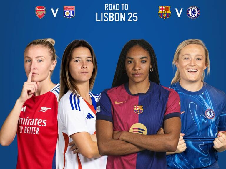 Quedaron definidas las Semifinales de la Champions League Femenina 2025:¿Cuáles serán los encuentros y cuándo se juegan?