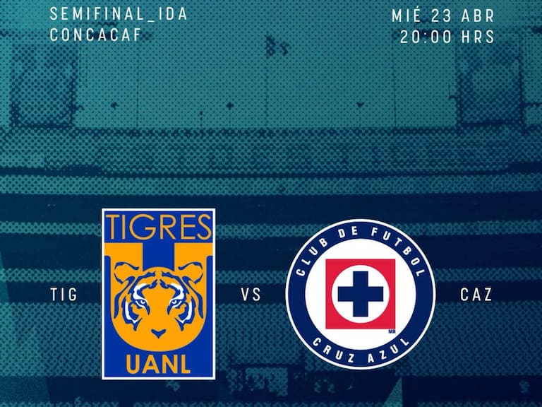Cruz Azul vs Tigres: EN VIVO, dónde, cuándo y a qué hora ver la Ida de las Semifinales de la Concachampions