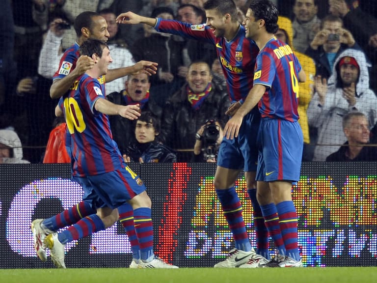 En la ultima temporada de Márquez con el Barcelona, Piqué compartió vestidor con el español