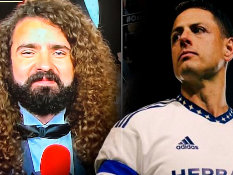 Javier Ibarreche es sorprendido por Chicharito hernández