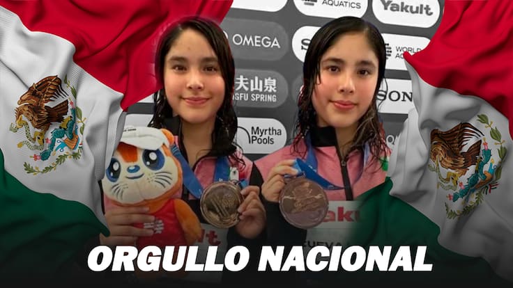 Mía y Lía Cuevas, las clavadistas mexicanas de 14 ańos que ganaron medalla en el Mundial y que pusieron a sufrir a las chinas con un clavado casi perfecto VIDEO