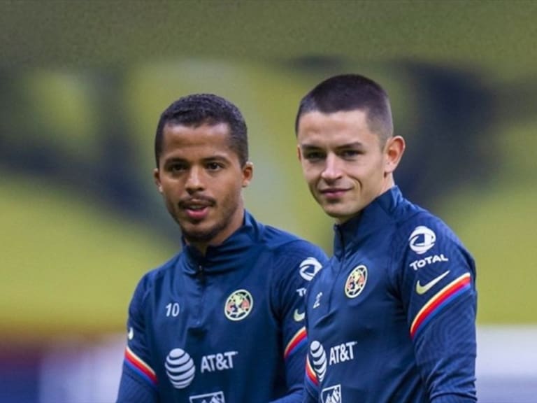 Giovani Dos Santos y Álvaro Fidalgo América. Foto: Mexsport