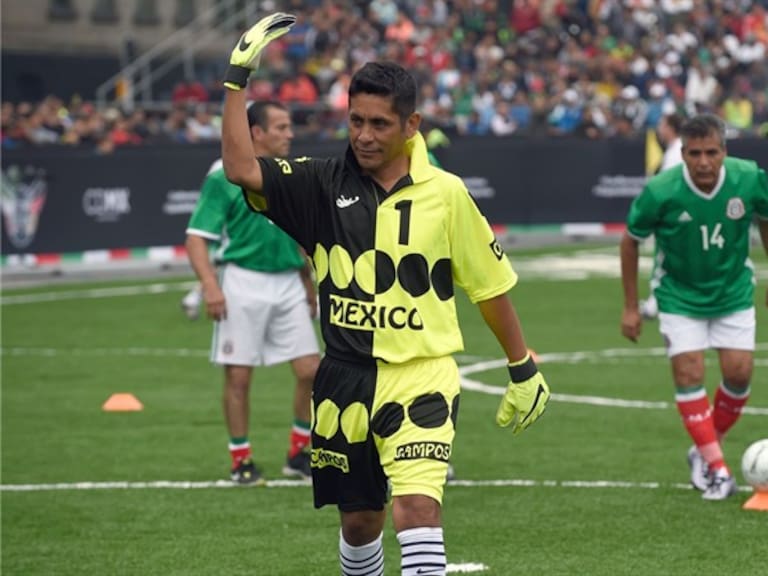 Jorge Campos en un encuentro de futbol . Foto: Getty Images
