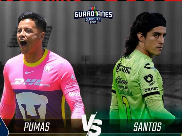 Pumas vs Santos. Foto: W Deportes