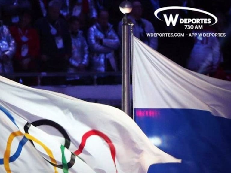 Bandera de Rusia en Juegos Olímpicos . Foto: Getty Images