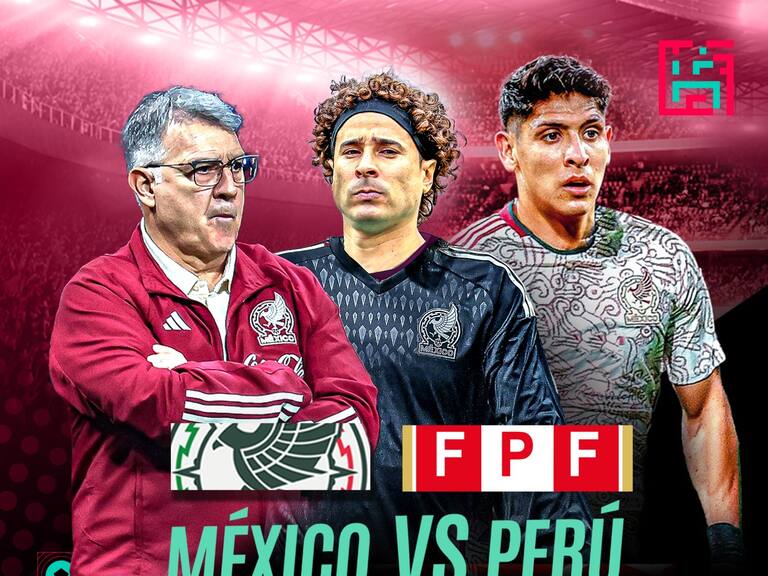 Todo listo para el México vs Perú