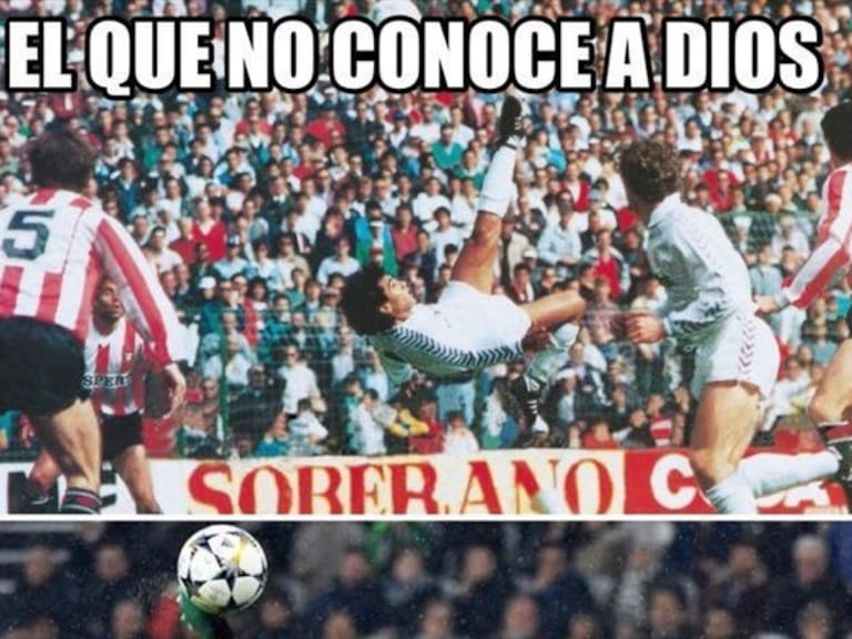 Meme del gol de Cristiano Ronaldo . Foto: Twitter