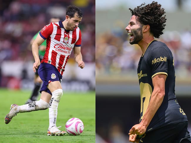Pumas vs Chivas: Chino Huerta vs Alan Mozo, dos de los mejores jugadores en su posición