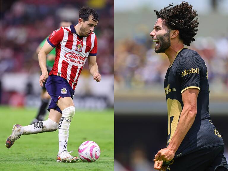 Pumas vs Chivas: Chino Huerta vs Alan Mozo, dos de los mejores jugadores en su posición