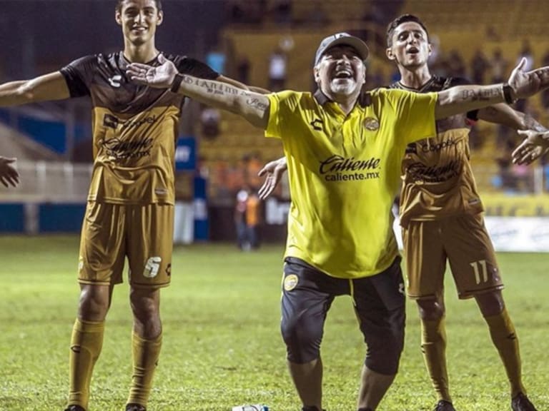 Diego Maradona gana en casa con Dorados. Foto: W Deportes