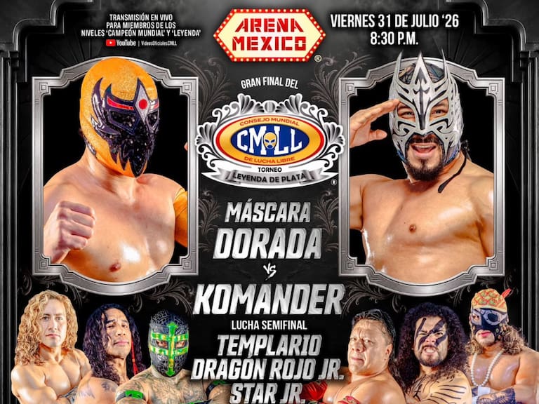La final de la Leyenda de Plata, campeonatos en juego y mucho más en el Viernes Espectacular del CMLL