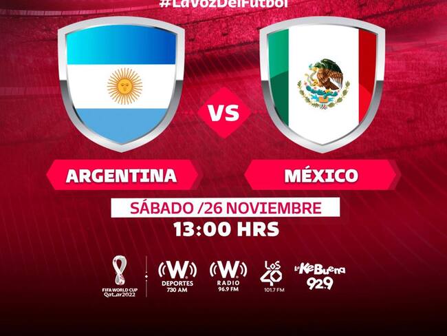 Argentina vs México, EN VIVO y en directo online, Copa del Mundo Qatar 2022, Jornada 2, Grupo C