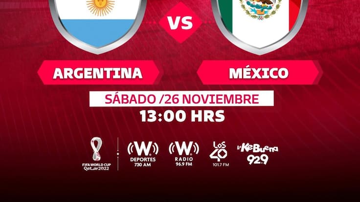 Argentina vs México, EN VIVO y en directo online, Copa del Mundo Qatar 2022, Jornada 2, Grupo C