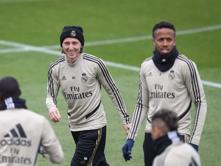Modric entrenamiento Real Madrid. Foto: Getty Images