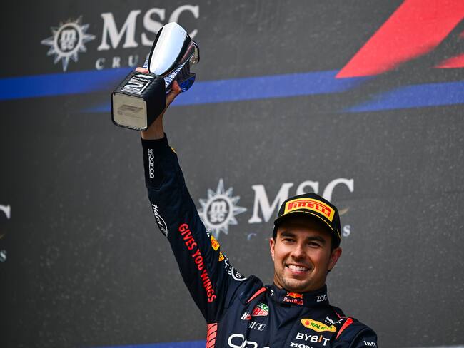 Checo Pérez se adueñó del segundo lugar en el GP de Bélgica