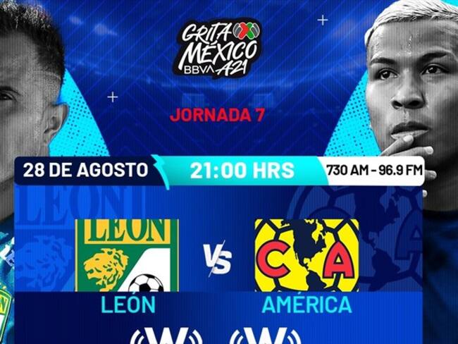 León vs América, en vivo, jornada 7, Liga MX, Grita MéxicoA21