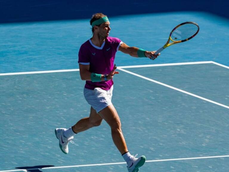 Nadal va con paso firme a la Final del Australia Open. Foto: getty