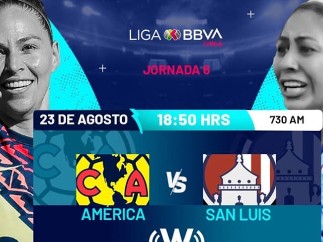 América vs San Luis, Liga Femenil, Jornada 6, Liga MX, Grita MéxicoA21
