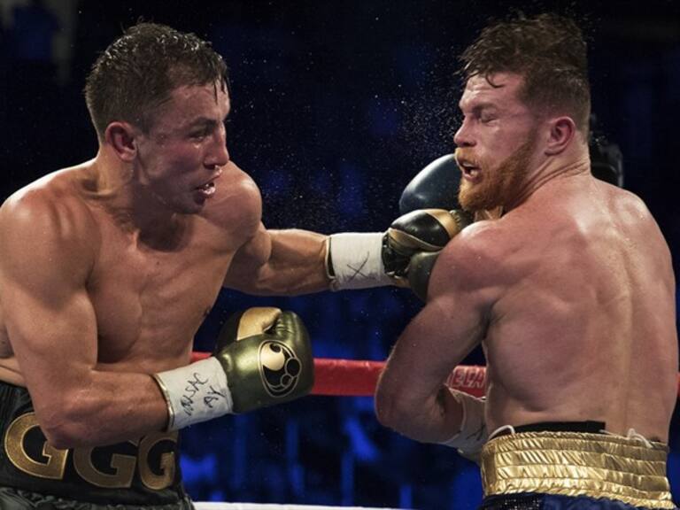 Canelo y Golovkin durante su combate. Foto: Getty Images