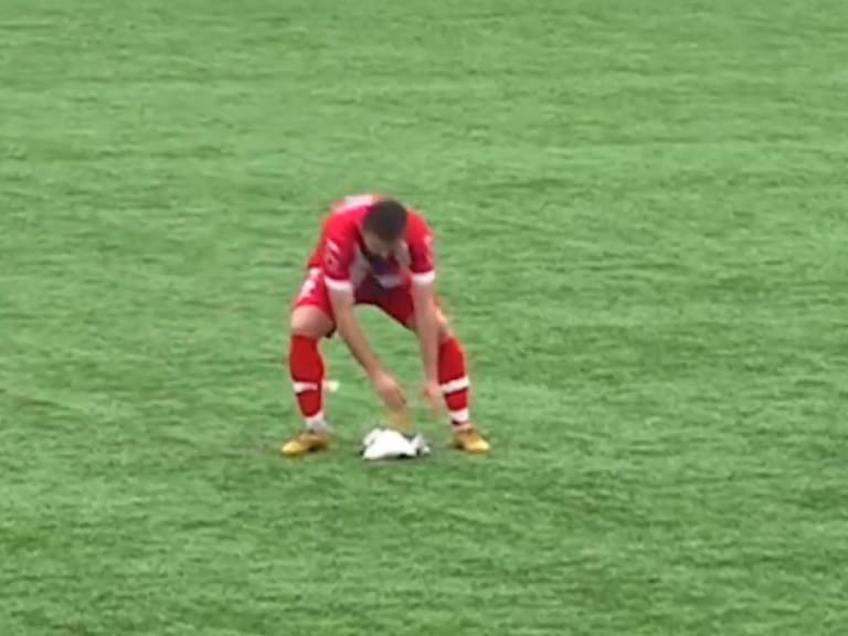 Héroe sin capa: Futbolista salva a una gaviota con RCP en plena final en Estambul