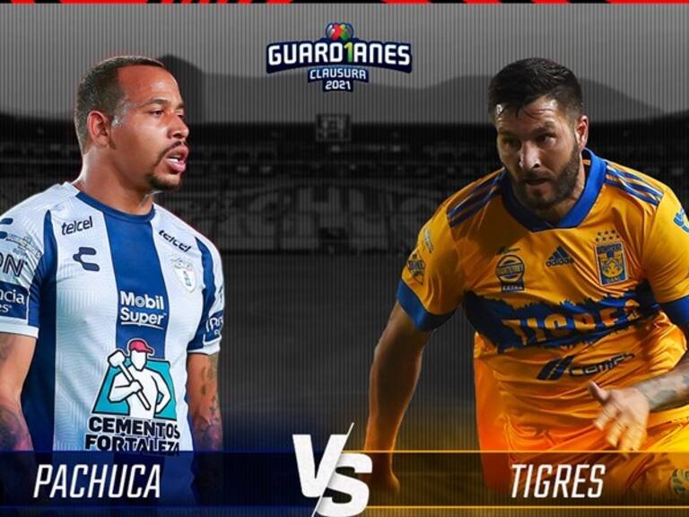 Pachuca vs Tigres, en vivo, jornada 12, Liga BBVA MX, Guard1anes 2021