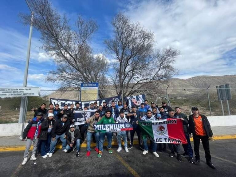 Marlene publicó fotos de su primer viaje a ver a Rayados