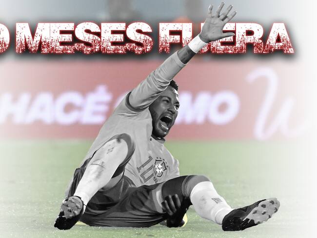 Neymar se rompió los ligamentos; 9 meses fuera