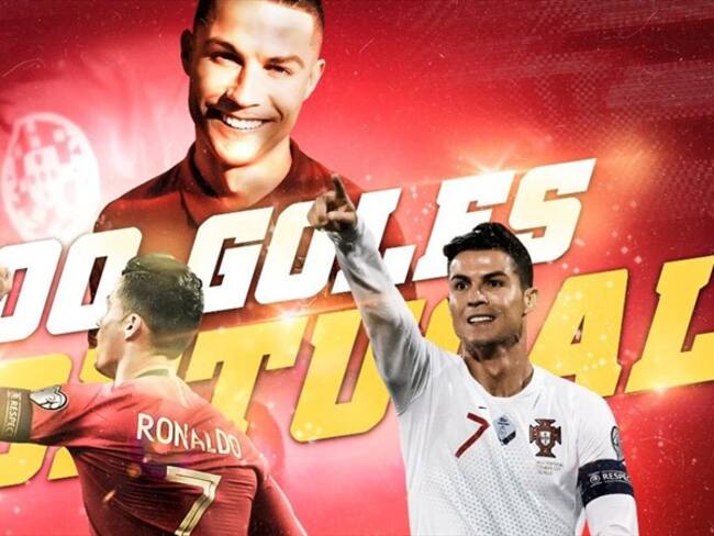 Cristiano, primer futbolista europeo en marcar 100 goles a nivel Selección