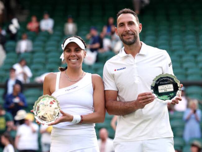 Los mexicanos Santiago González y Giuliana Olmos terminan como subcampeones en Wimbledon