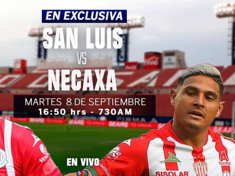 Necaxa vs San Luis. Foto: Wdeportes