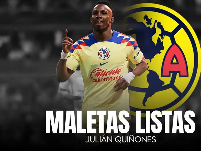 Julián Quiñones: Pie y medio fuera del América; ofrecen una millonada por él