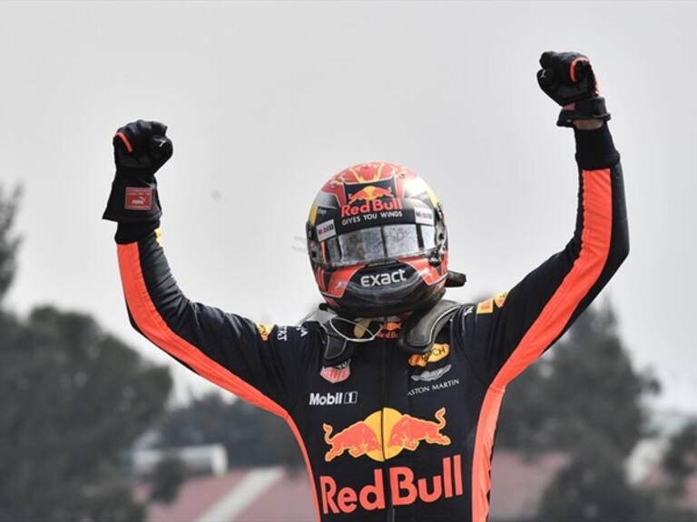 El piloto de Red Bull festejó su triunfo. Foto: Getty Images