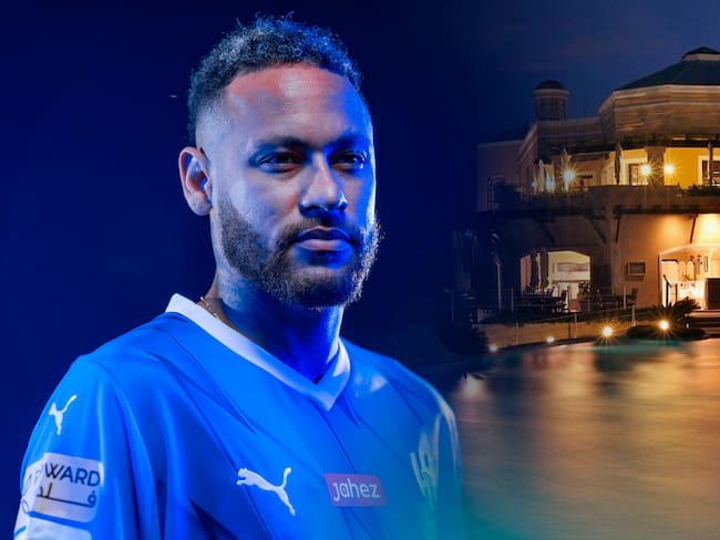 Neymar tendrá en Arabia: Avión privado, mansión de 200 millones y colección de autos de lujo