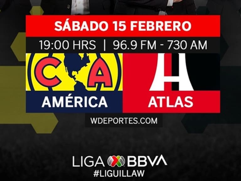 América vs Atlas. Foto: