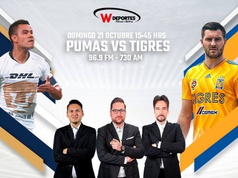 Pumas vs Tigres. Foto: W Deportes