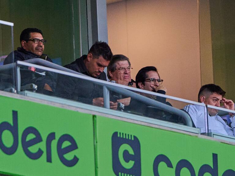 Miguel Herrera fue a ver a Rayados este martes.