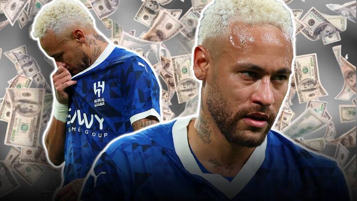 Neymar ganó 2 millones de Euros por cada minuto que jugó con el Al Hilal de Arabia Saudita; solo estuvo 7 partidos y se fue