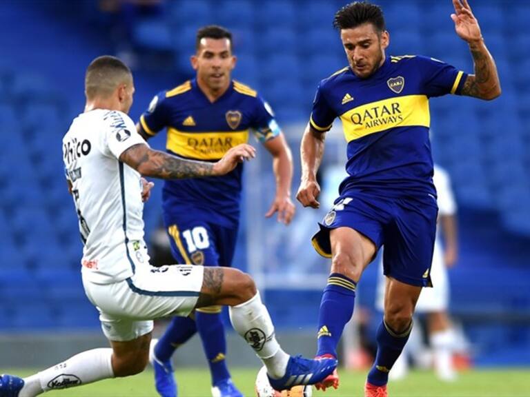 Boca Juniors vs Santos. Foto: GettyImages