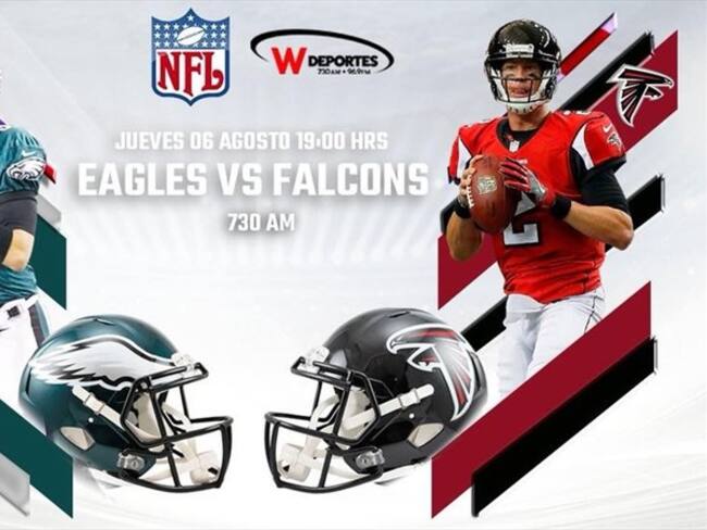 Escucha en vivo Eagles vs Falcons