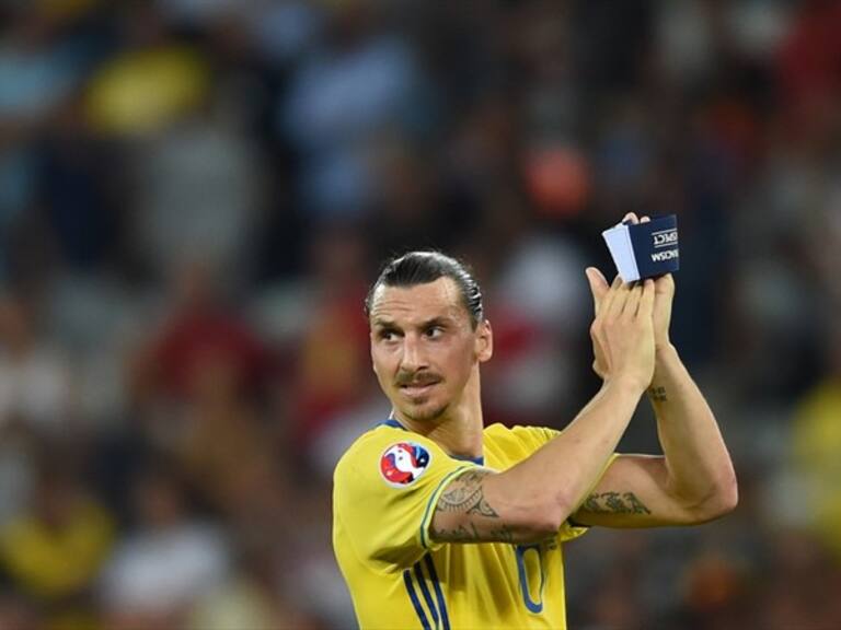 Zlatan Ibrahimovic en partido oficial con suecia. Foto: Getty images