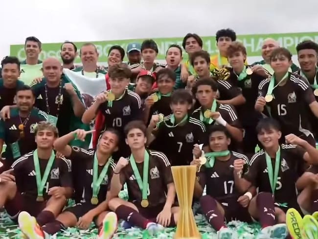 Selección Nacional de México Sub-15 consigue título del campeonato de la CONCACAF