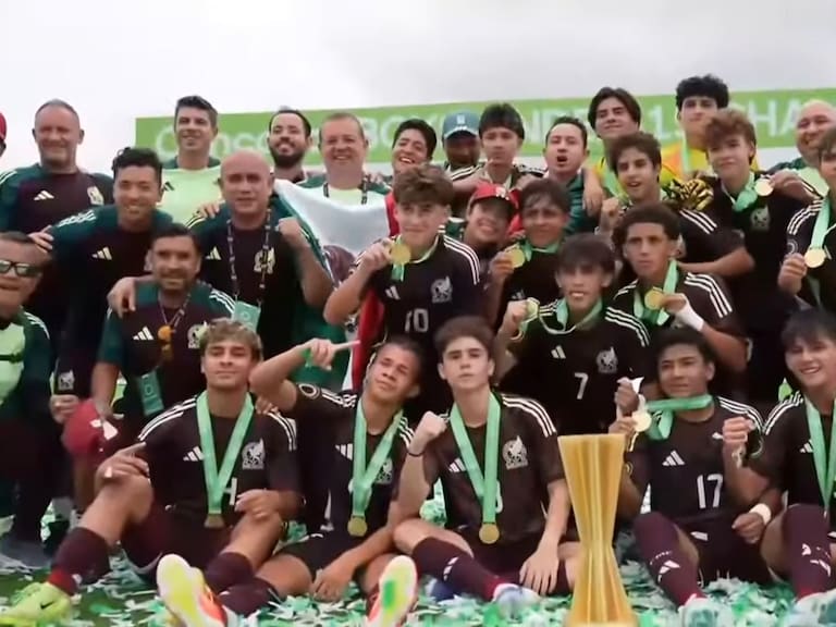 Selección Nacional de México Sub-15 consigue título del campeonato de la CONCACAF
