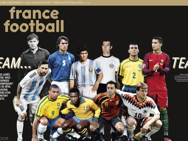 Balón de Oro Mejor once de la historia. Foto: France Football